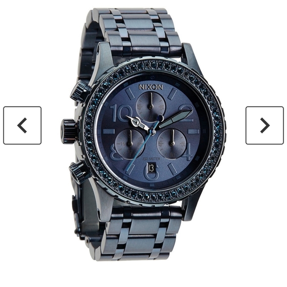Nixon 38-20 Chrono 1880 Blue Chronograph Watch A404